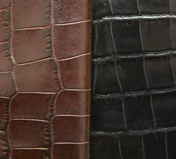 Manufacturers Exporters and Wholesale Suppliers of Croco Finish Leather 01 New Delhi Delhi